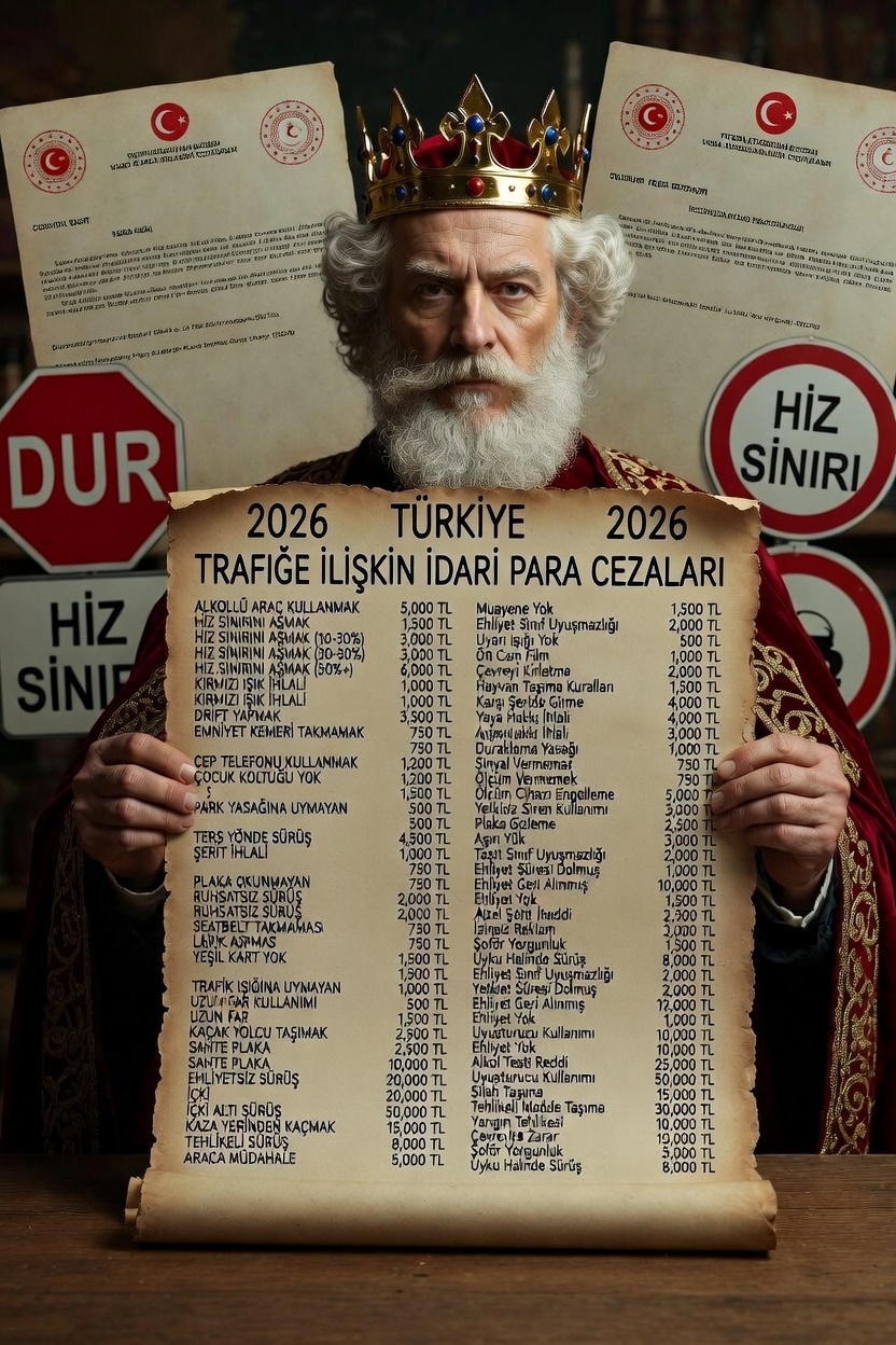 2026 trafik ceza listesi pdf